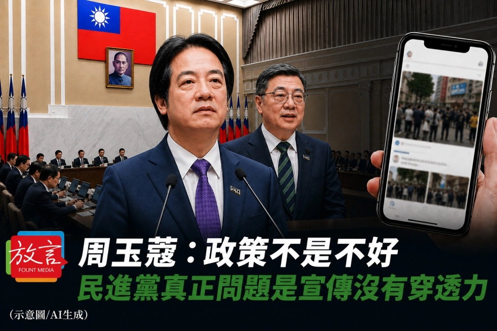 周玉蔻：政策不是不好　民進黨真正問題是宣傳沒有穿透力