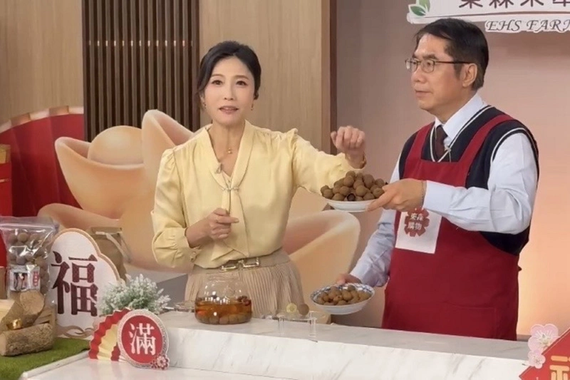 黃偉哲上電視購物行銷東山龍眼乾 6千包30分鐘賣光