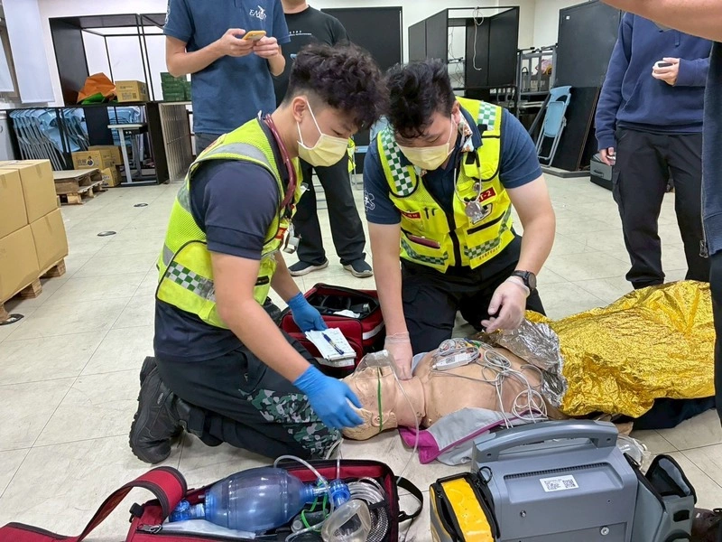 中市消防增40名高級救護技術員添急救戰力