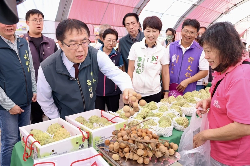 台南歸仁釋迦節登場　黃偉哲邀全民體驗