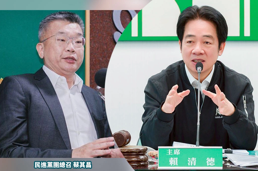 賴清德批總預算未三讀「超過法定期限近半年」籲速審...蔡其昌轟藍召委排案慢：延會開「司法保護傘」？