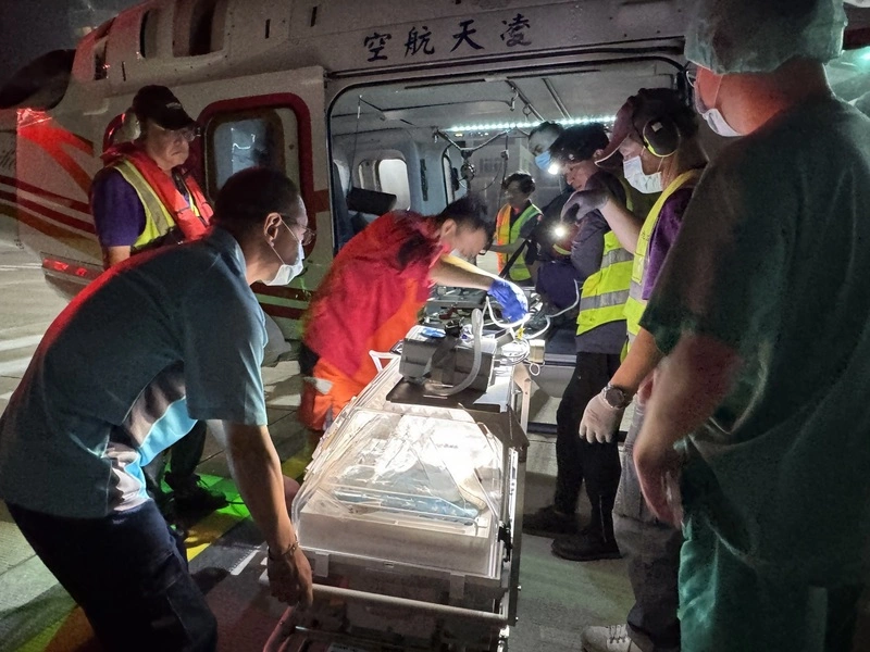 澎湖緊急醫療後送出生2小時新生兒　創最小年齡紀錄