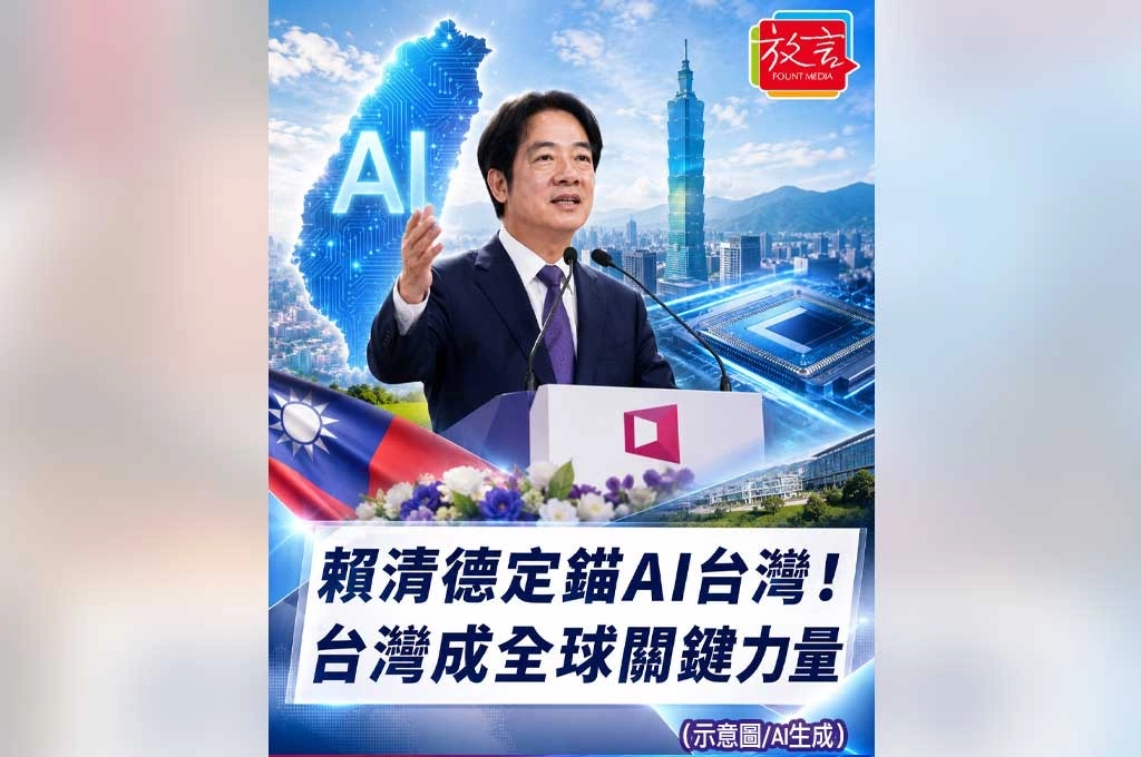 《放. 新聞／台灣要聞／自由時報》賴清德定錨AI台灣角色！COMPUTEX開幕喊話：台灣已是全球AI發展不可或缺力量