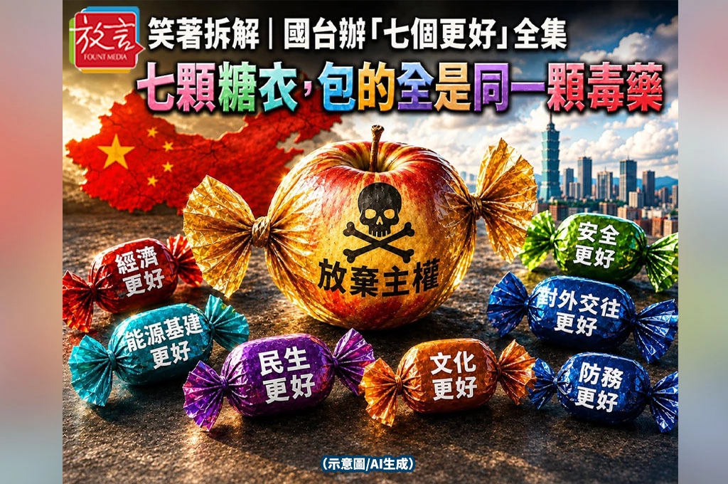 笑著拆解！國台辦「七個更好」全集　七顆糖衣，包的全是同一顆毒藥