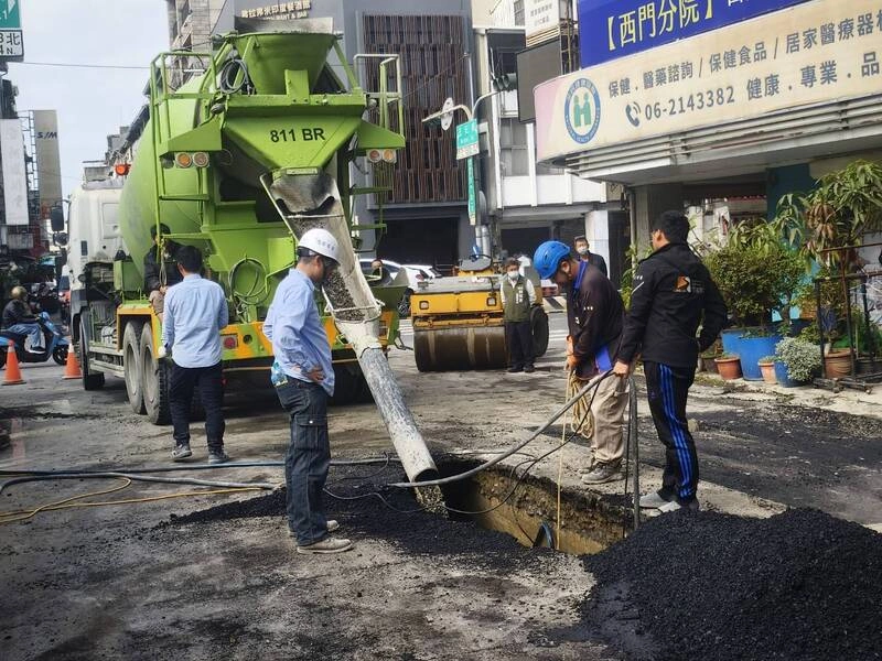 台南中西區五妃街近2年4度塌陷