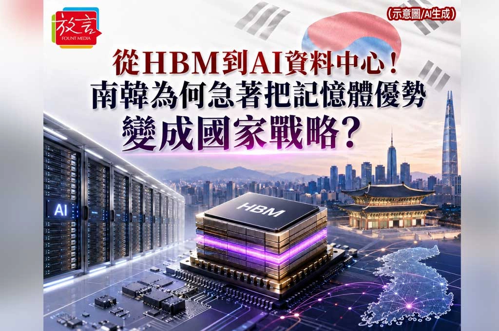 《放. 專題/南韓科技國家隊》從HBM到AI資料中心！南韓為何急著把記憶體優勢變成國家戰略？