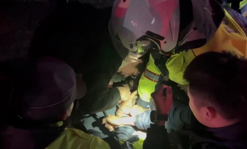 金山雙刀男遭逮情緒激動