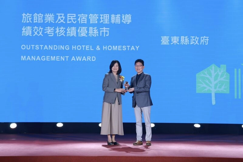 旅宿房數達1.4萬間　台東縣府管理績效獲特優