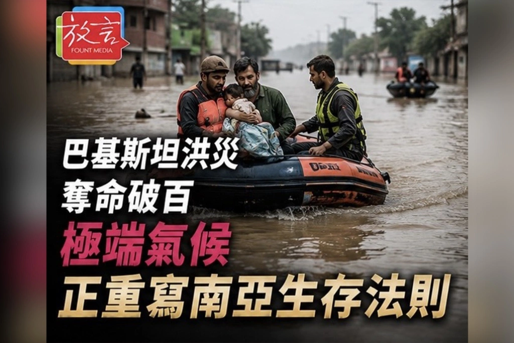 巴基斯坦洪災奪命破百　極端氣候正重寫南亞生存法則