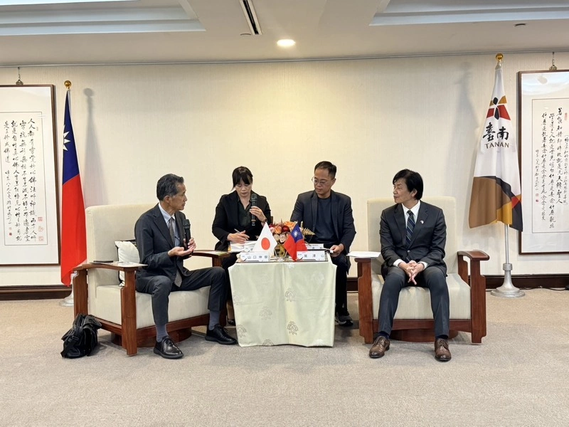 日本笠間市長拜會南市府　將推動國高中生旅行交流