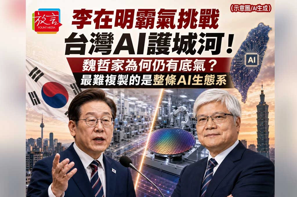 《放. 專題/南韓科技國家隊》李在明霸氣挑戰台灣AI護城河！魏哲家為何仍有底氣？最難複製的是整條生態系