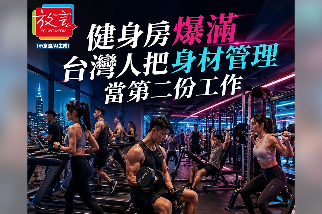 健身房人潮爆滿到像補習班！台灣人開始把身材管理當成第二份工作
