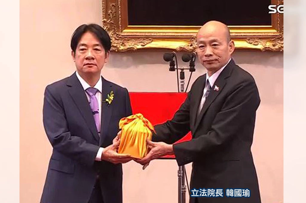 促行政立法部門對話！與韓國瑜交換意見後、賴清德定下週一邀三院「國政茶敘」協調