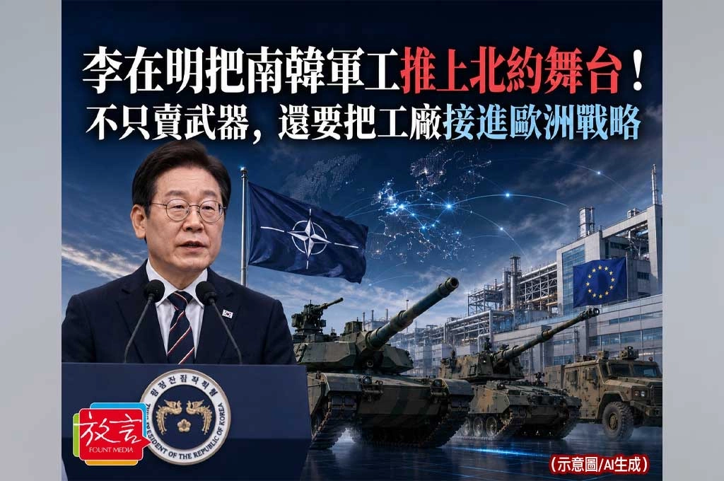 《放. 新聞／世界要聞／南韓》李在明把南韓軍工推上北約舞台！不只賣武器，還要把工廠接進歐洲戰略