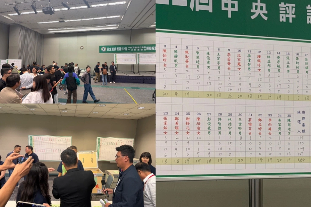 民進黨中執委改選出爐!新系拿下九席成最大贏家、湧言會僅得兩席「保中常委有困難」