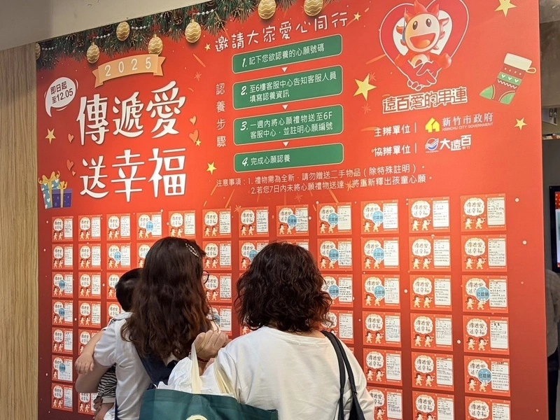 竹市府攜手百貨業者推心願卡公益活動