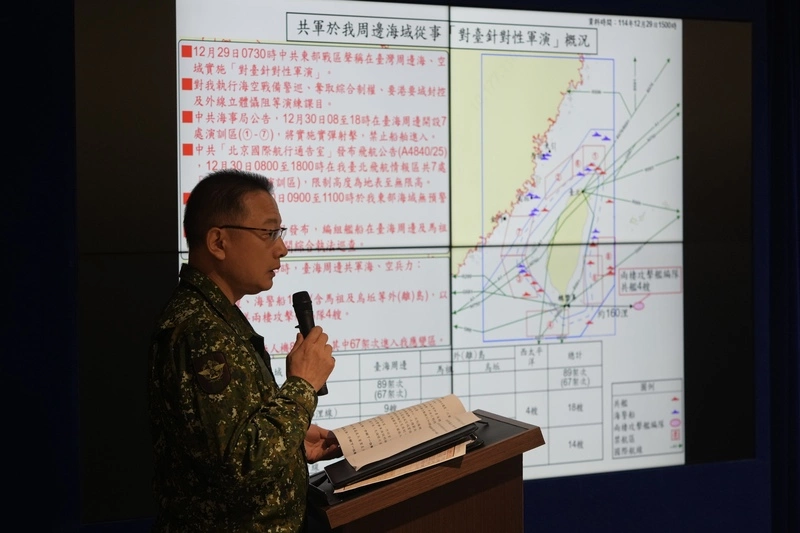 共軍環台軍演　國防部發言人回應（2）