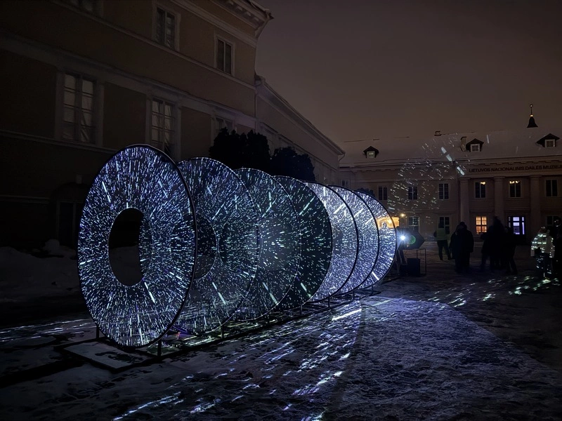 維爾紐斯燈光節作品