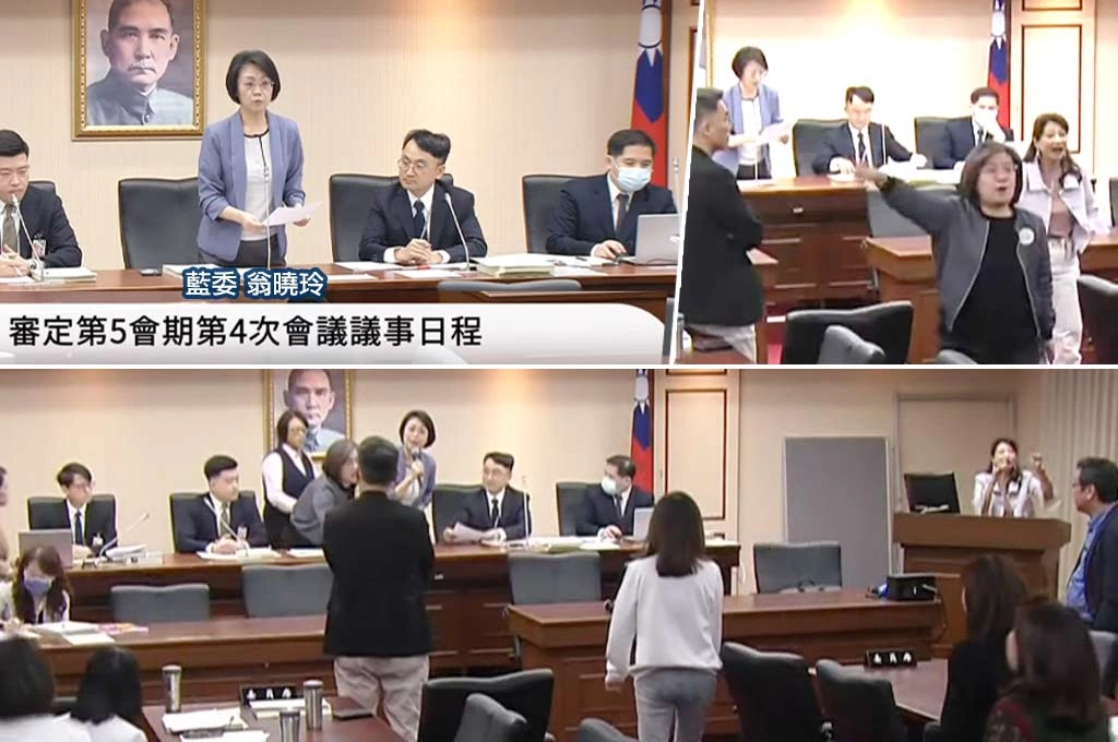 程委會藍人數輸綠...召委翁曉玲直接「宣布散會」！林楚茵轟沒收表決：國民黨耍賴不要臉、不顧民主程序