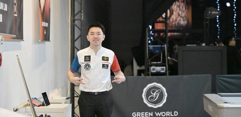 CTPBA職業撞球年度總冠軍賽　吳坤霖晉8強