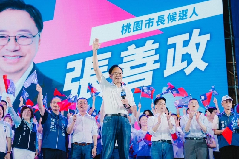 張善政拚連任造勢　藍營北北基市長參選人合體展團結