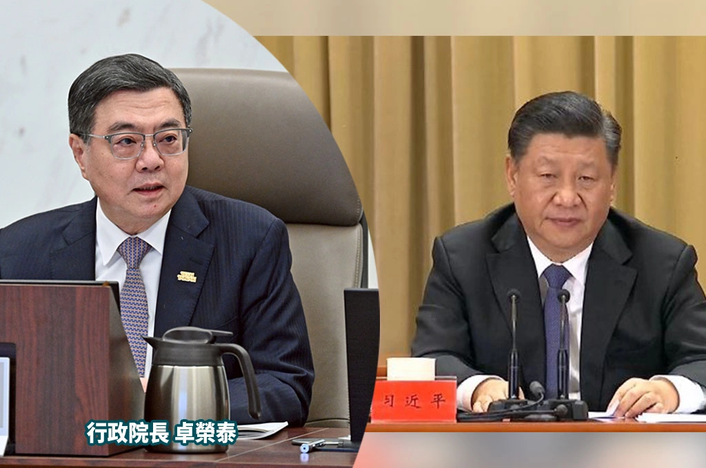 新華社單方面稱川習通話談「台灣回歸中國」、川普發文卻未提台灣...卓榮泰未能判斷真偽？今早當真回應媒體詢問：國人沒回歸選項