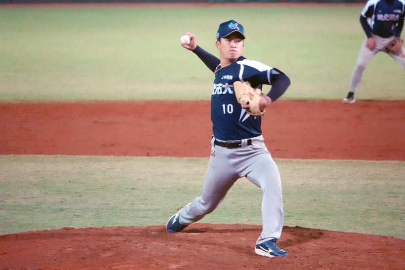 大專棒球聯賽吳冠勳先發好投　北市大複賽2連勝