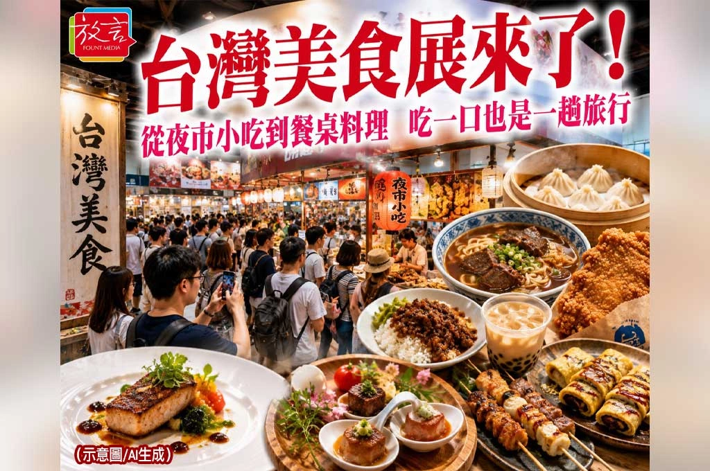 台灣美食展來了！從夜市小吃到餐桌料理　吃一口也是一趟旅行