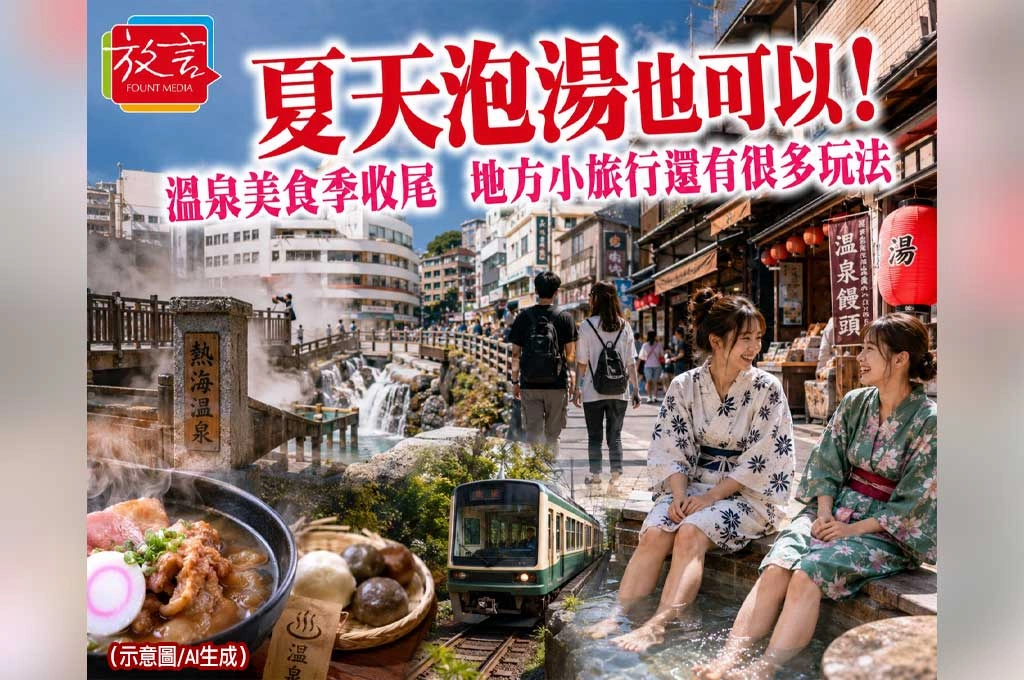 夏天泡湯也可以！溫泉美食季收尾　地方小旅行還有很多玩法