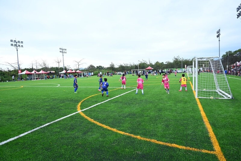 花蓮佐倉運動園區8人制足球場啟用