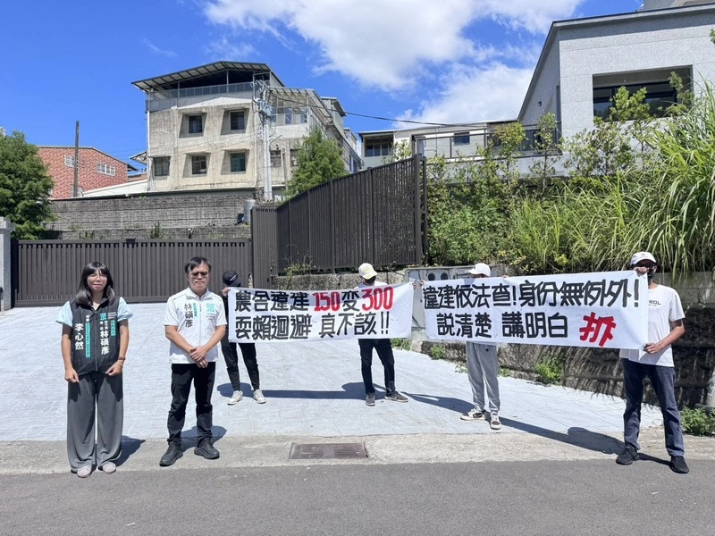 竹東建物遭質疑違建　鄭朝方辦公室：與這座建物沒有任何關係