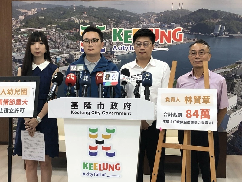 基隆名人幼兒園涉虐童遭廢照  負責人林賢章罰84萬