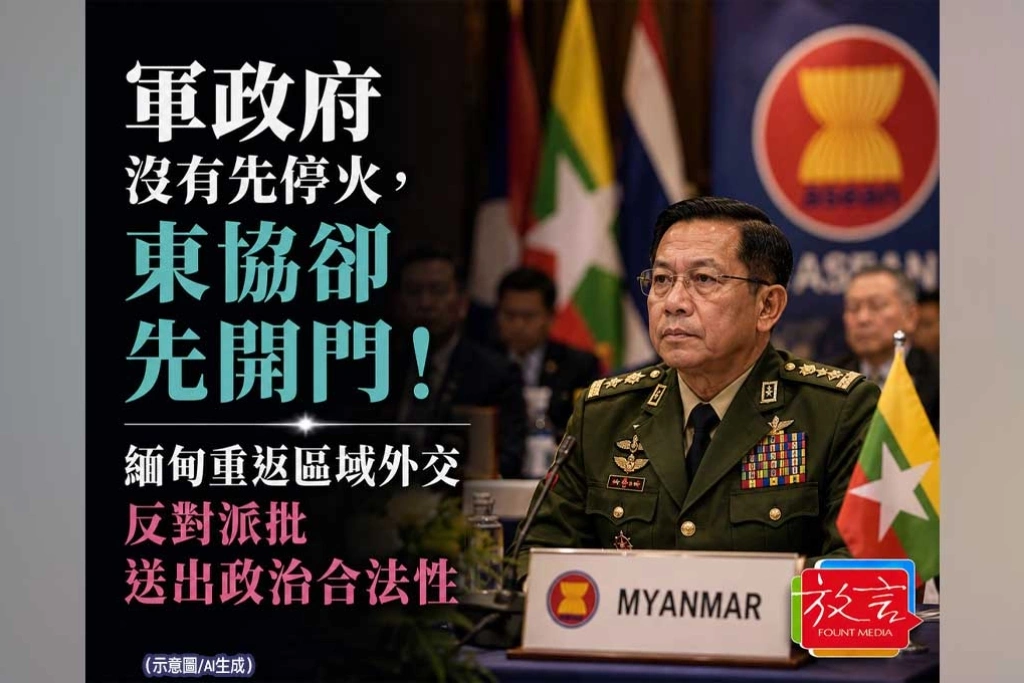《放. 新聞／東南亞》軍政府沒有先讓步，東協卻先開門！緬甸重返區域外交引爆合法性爭議