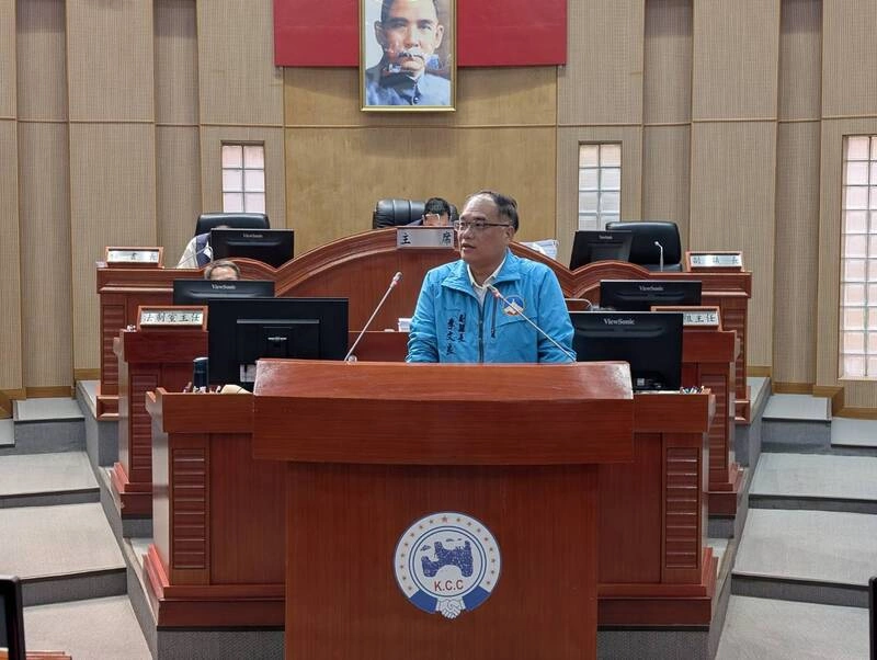 金門副縣長李文良答詢財劃法議題