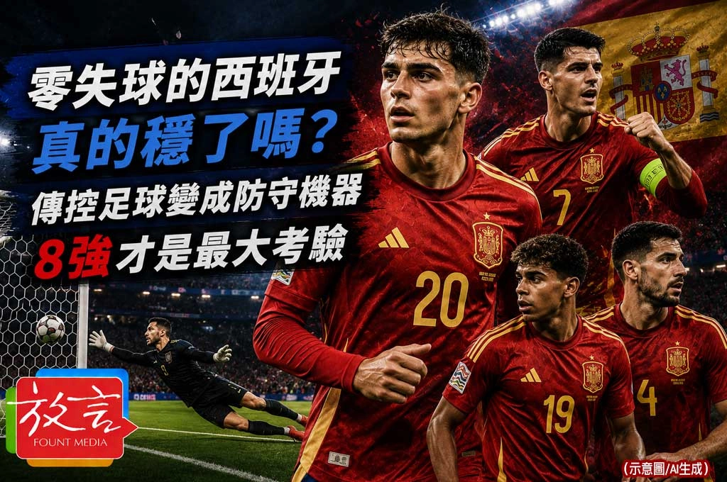 《放．新聞／世足賽／戰術》零失球的西班牙，真的穩了嗎？傳控足球變成防守機器，8強才是最大考驗