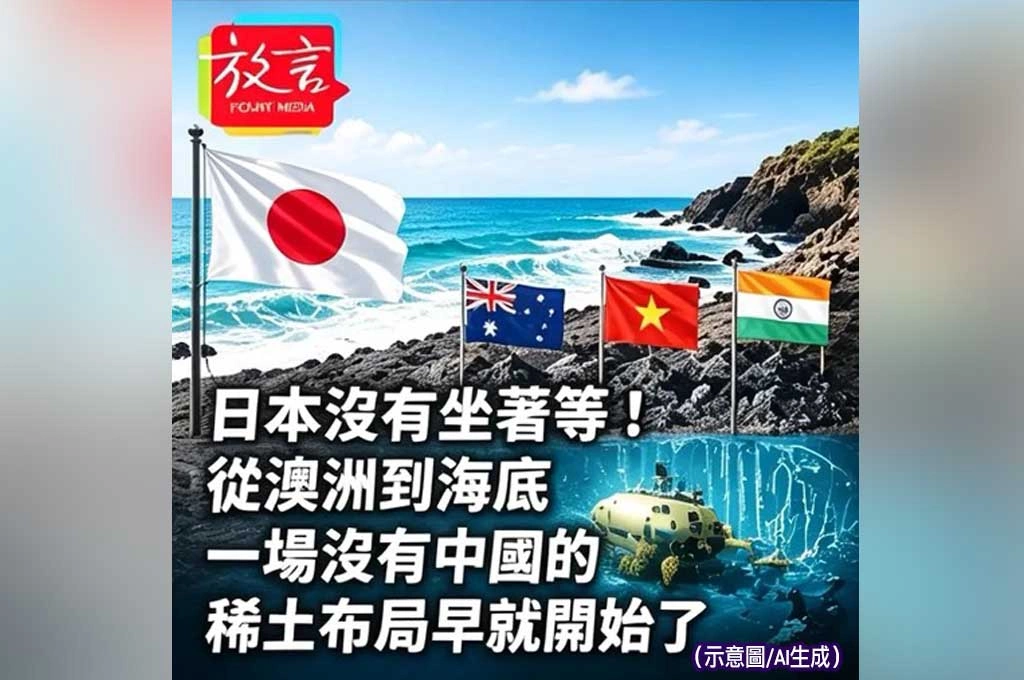 日本沒有坐著等！從澳洲到海底　一場沒有中國的稀土布局早就開始了