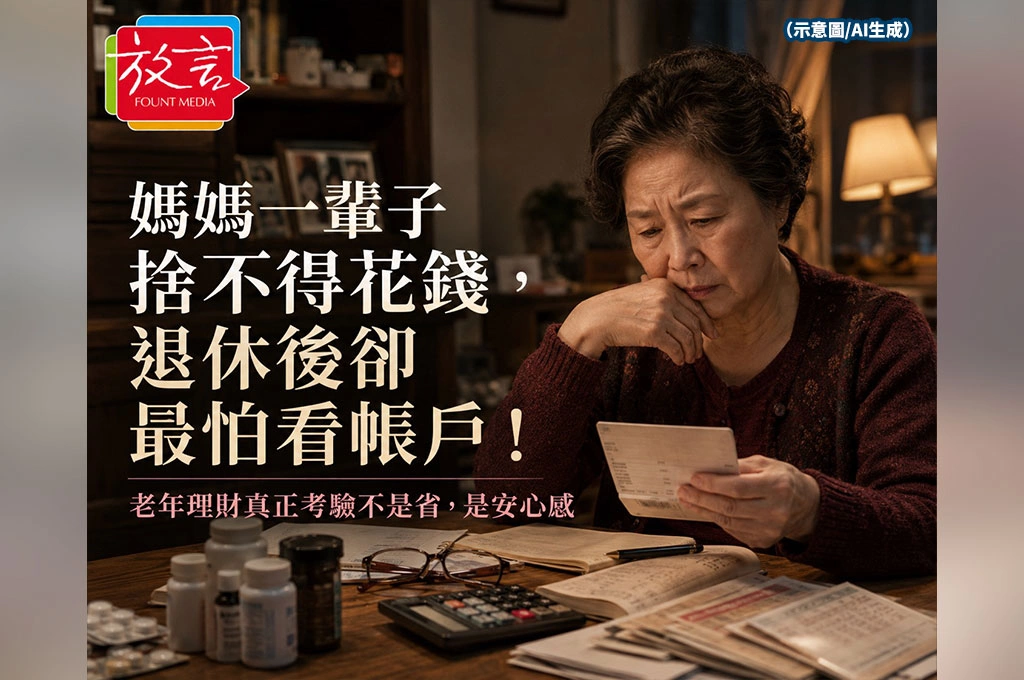 媽媽一輩子捨不得花錢，退休後卻最怕看帳戶！老年理財真正考驗不是省，是安心感
