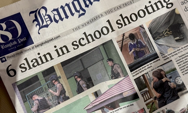 泰國少年槍擊案震驚社會  揭家庭校園、槍枝管理困境