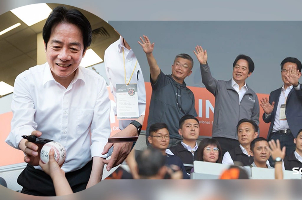 賴清德現身台南亞太成棒主球場看中職！網友大玩時事哏：「我們是不會屈服的」