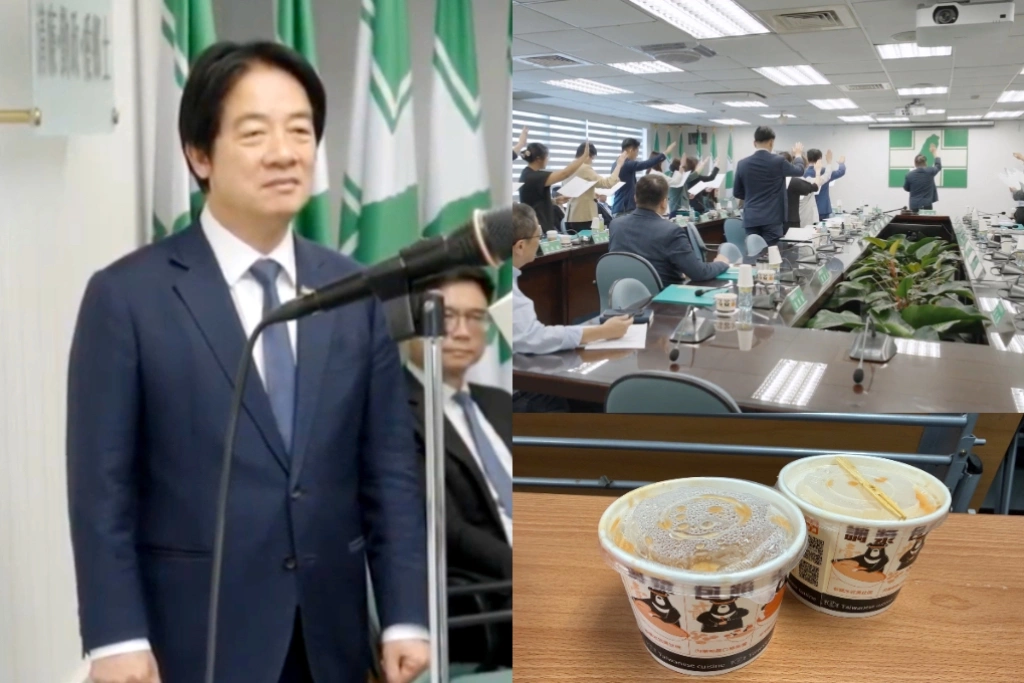 籲朝野理性修「食安法」護國人健康！賴清德請新任中執委、常委吃「油泡肉圓」宣示做好食安把關