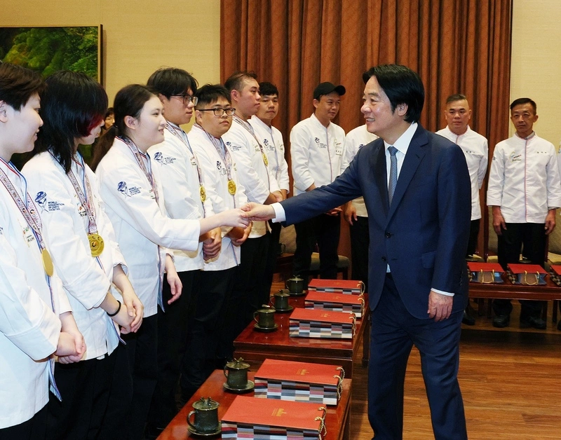 總統：支持餐飲人才培育　做出台灣好滋味