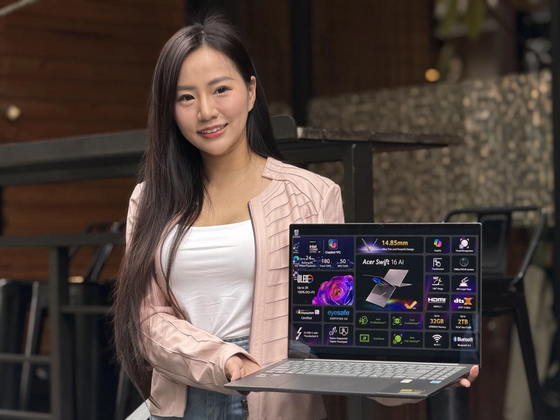 宏碁AI新電腦上市　今年台灣業績拚持平