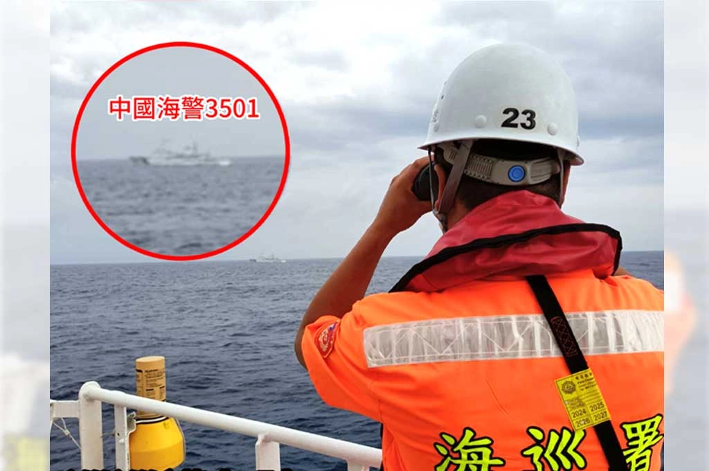 中國海警再闖東沙限制水域！兩週內第二度海上對峙　台灣海巡強硬廣播驅離
