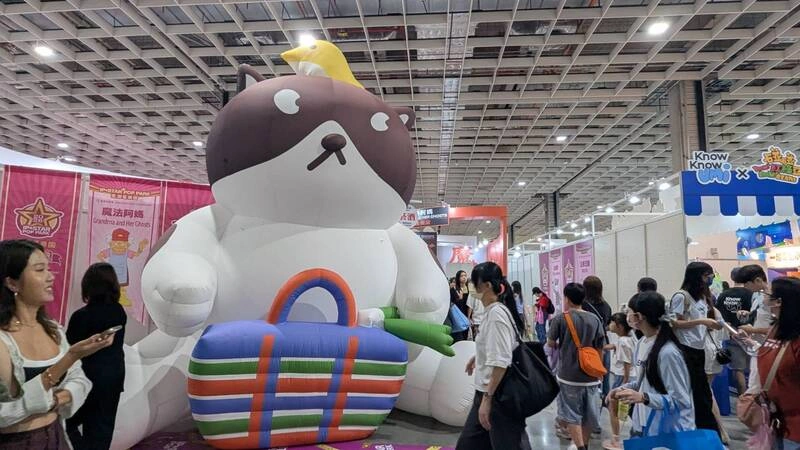 文博會商展攤商拼創意  趣味主題、氣偶吸睛