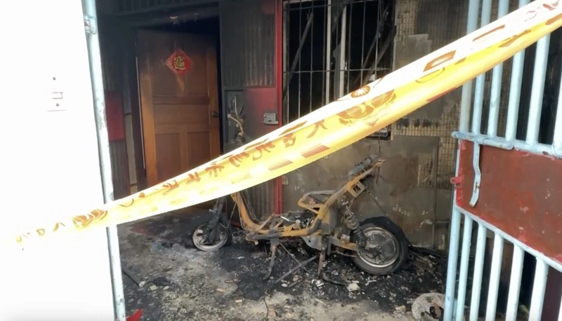 頭份住宅疑電動機車充電起火  6人預防性送醫