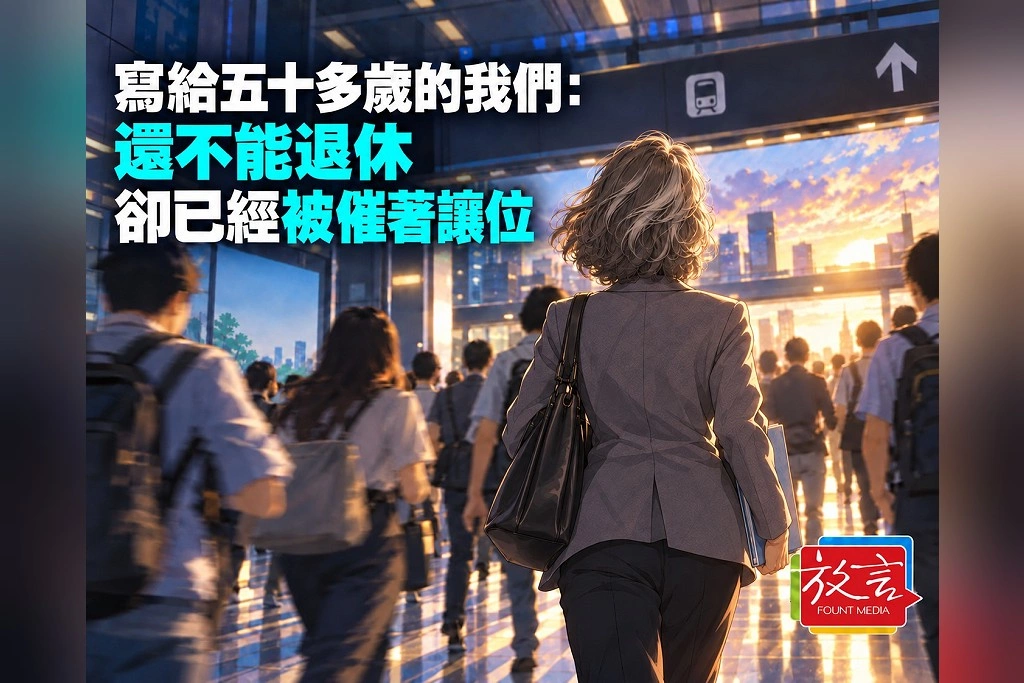 【脫穎而出】寫給五十多歲的我們 : 還不能退休 卻已經被催著讓位