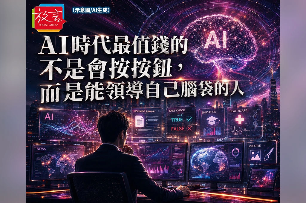 AI時代最值錢的不是會按按鈕，而是能領導自己腦袋的人