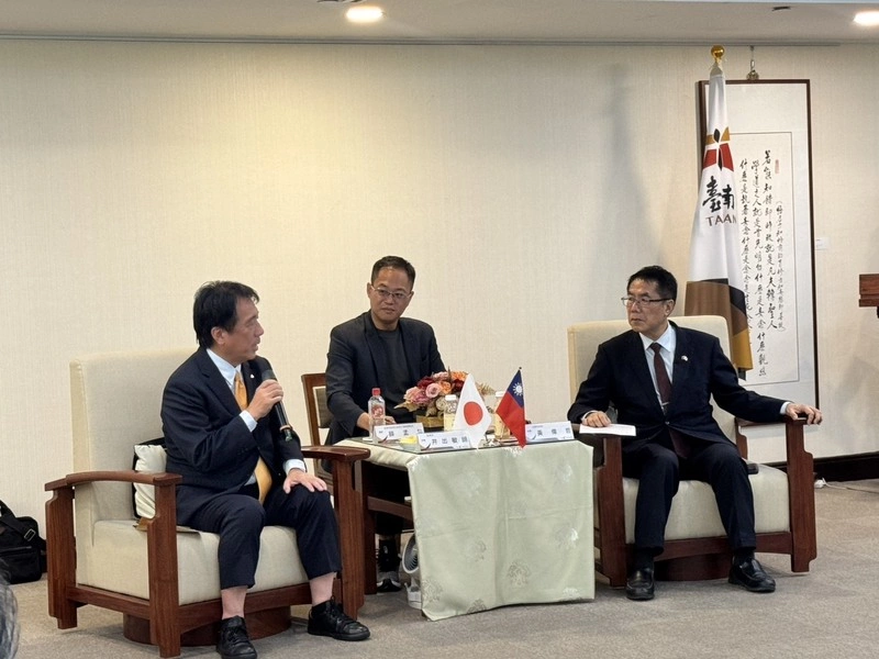 日本能美市府會首長拜會黃偉哲　盼開展兩市交流