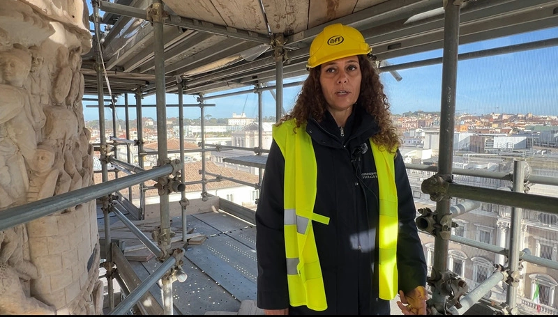 古羅馬皇帝紀念柱修復工程