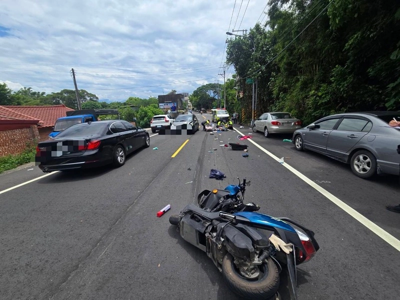 新埔死亡車禍騎士不治  駕駛移車遭舉發送辦